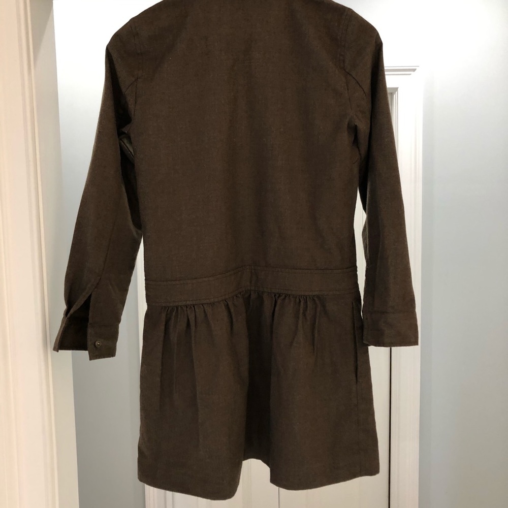 Jcrew, Army Green, size 2 drop waist dress.
